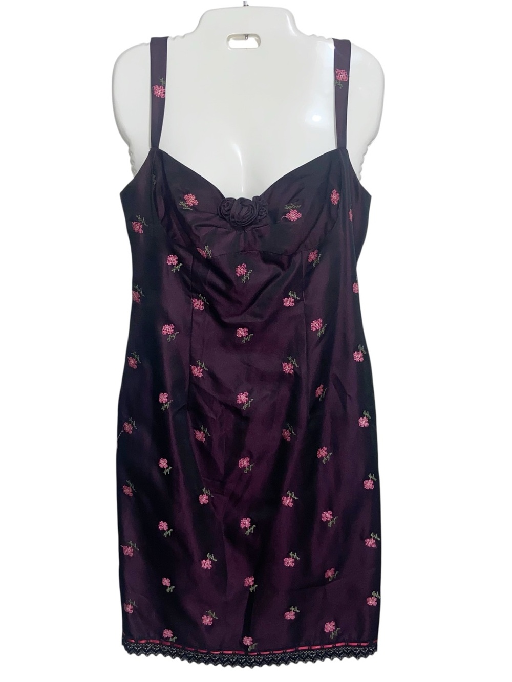 Vintage 90s Nanette Lepore Dress Womens Sz 4 Fairy Coquette Grunge Y2K Retro